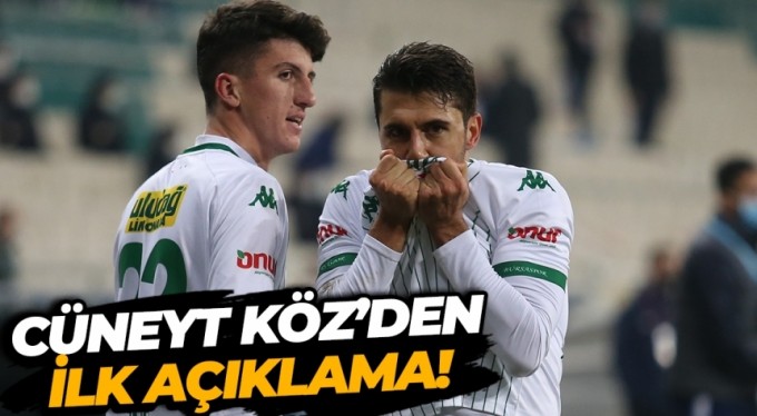 2 Yıllık anlaşmadan sonra Cüneyt Köz'den ilk açıklama