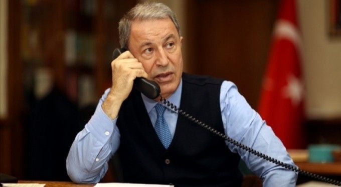 Bakan Akar, ABD'li mevkidaşı ile telefonda görüştü