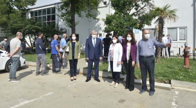 Aşı seferberliğine BUSKİ de katıldı