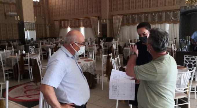 Düğün salonları ve mobilya mağazalarına deprem denetimi