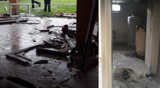 Bursa'da villada patlama; 1 yaralı