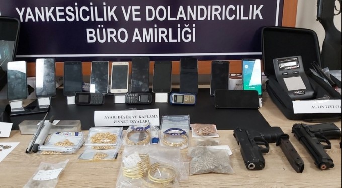 Kahramanmaraş merkezli 3 ilde sahte altın operasyonu