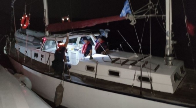 İzmir açıklarında kaçak göçmen hareketliliği