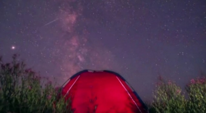 Çin'de net bir şekilde görüntülenen yıldızlar hayran bıraktı