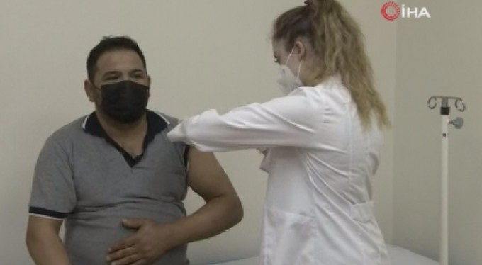 Şehirlerarası Otobüs Terminali'nde aşılama başladı