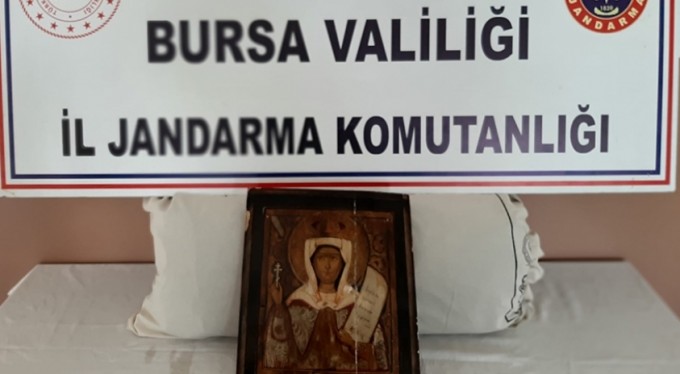 Bursa'da 1 milyonluk tablo ele geçirildi