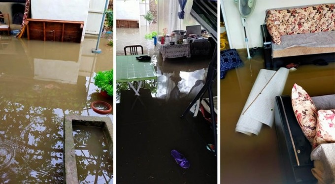 Bursa'da sağnak yağmur hayatı felç etti!