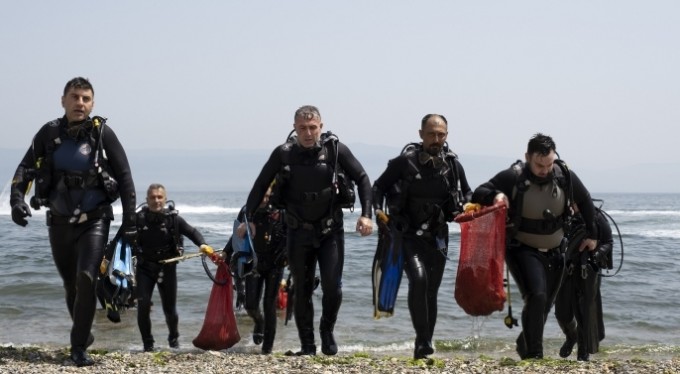 Bursagaz müsilaj ve çöp temizliği yaptı