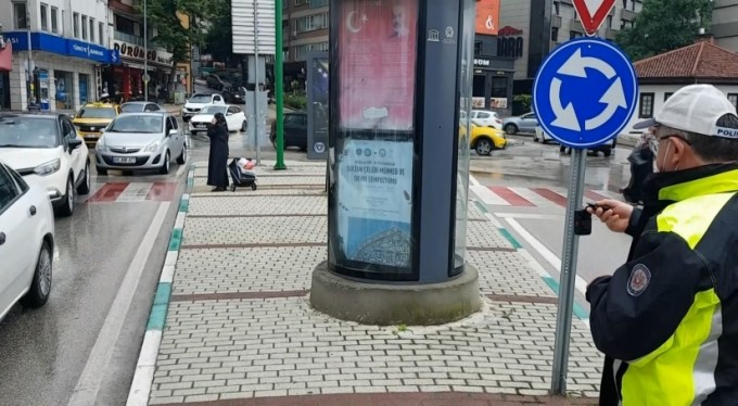 Bursa'da yaya önceliği denetimleri devam ediyor