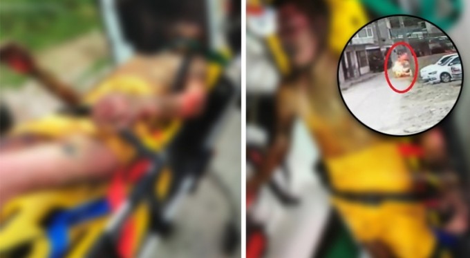 Bursa'da  Hapisten çıkan adam kendini cayır cayır yaktı