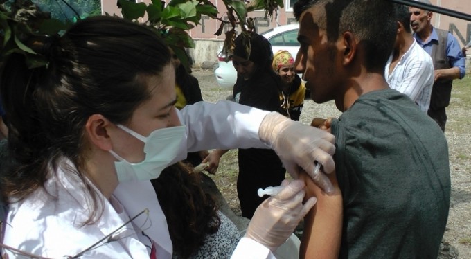 Mevsimlik tarım işçilerine korona virüs aşısı