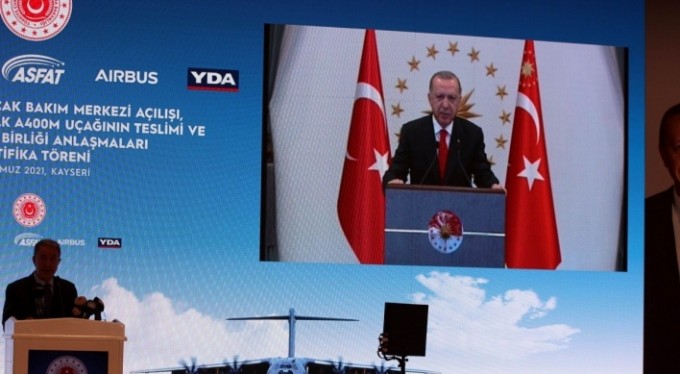 Cumhurbaşkanı Erdoğan: 'Karaladıkları projeler Türk Savunma Sanayinin geleceğine yapılan yatırımlardır'