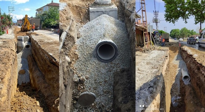 İznik Çakırca'da altyapı yenileniyor