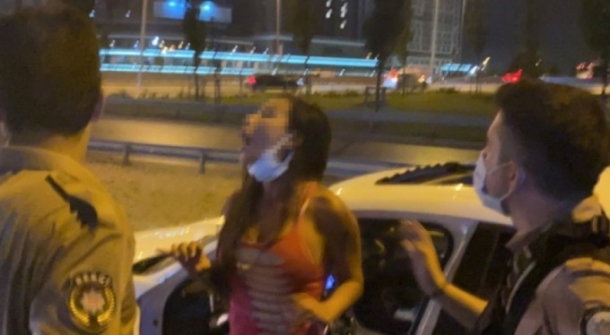 Alkollü kadın sürücü terör estirdi! Hem suçlu hem güçlü