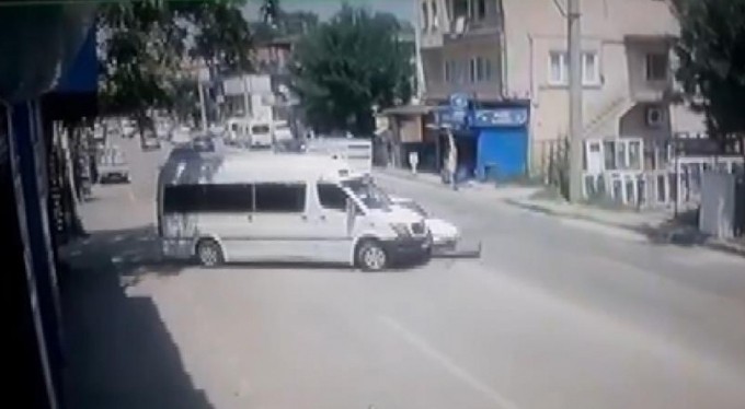 Bursa'da "kaza geliyorum" dedi