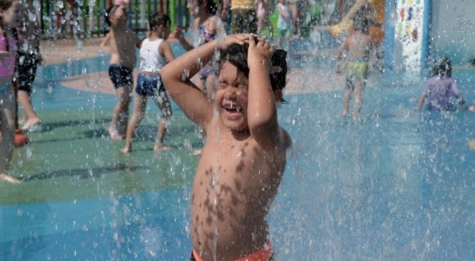 Su oyunları parkı bayramda ücretsiz