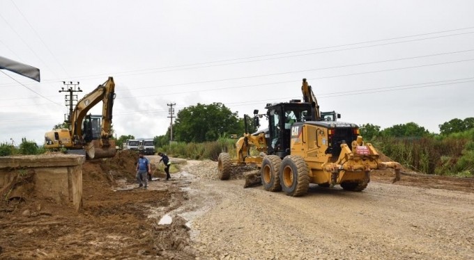 Alman Kanalı yolunda altyapı tamam