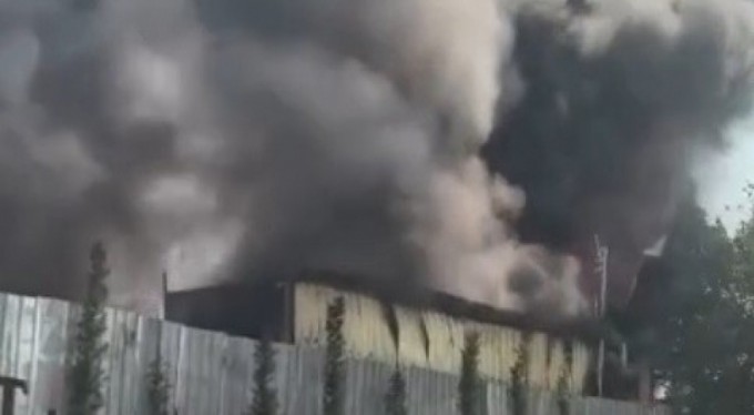 Hurdalık yandı, dumanlar şehrin her yerinden göründü