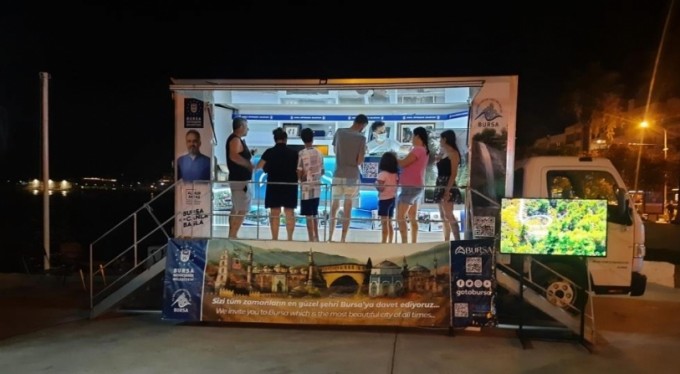 Bursa'ya mobil tanıtım
