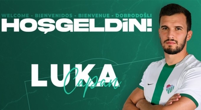 Bursaspor, Luka Capan transferini resmen açıkladı