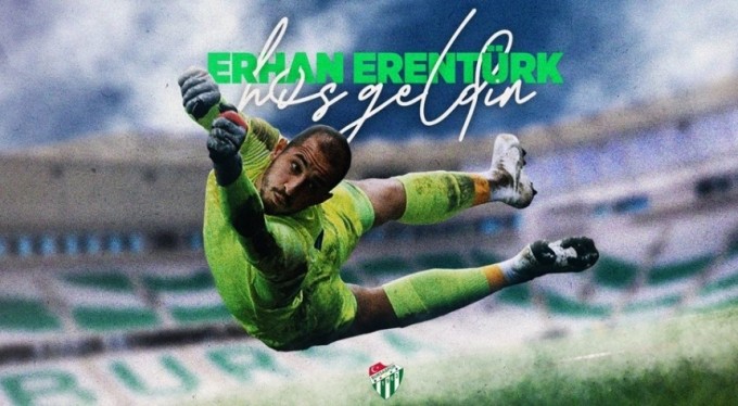 Bursaspor Kulübü, Erhan Erentürk transferini resmen açıkladı