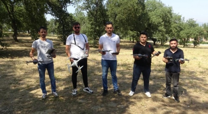 Bursalı drone pilotları ormanları denetliyor