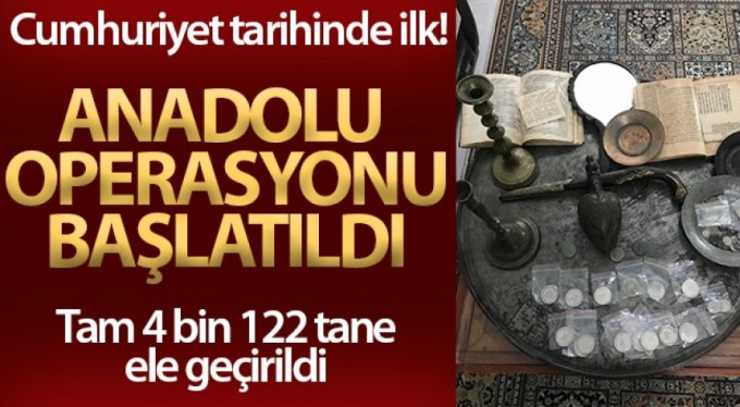 30 ilde tarihi eser operasyonu: 72 kişi yakalandı