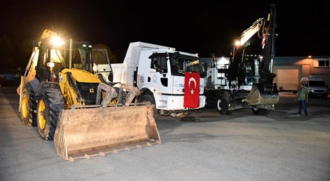 Afet bölgelerine Yıldırım destek