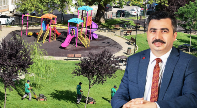 Yıldırım yeşil alanlarla donatılıyor