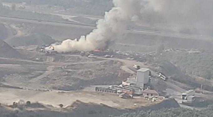 Bursa'da korkutan yangın