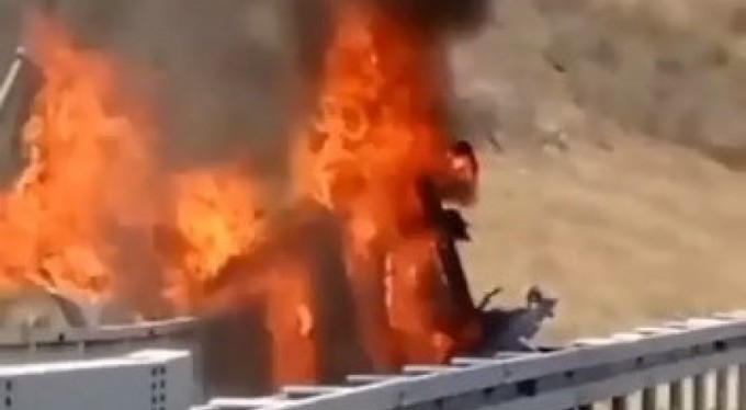 Yanmaktan son anda kurtuldular