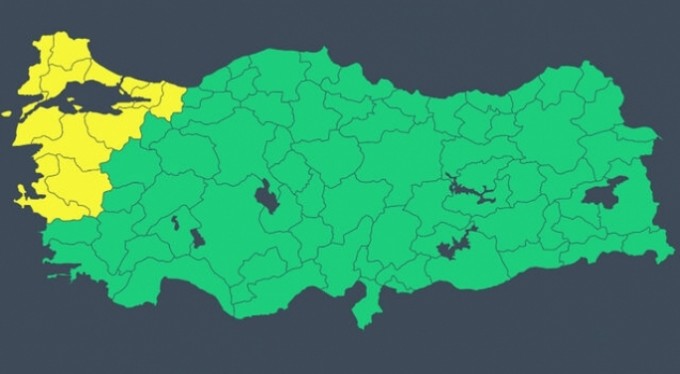 Meteoroloji'den 12 il için sarı uyarı!