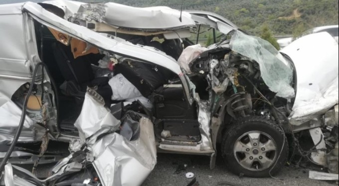 Bu kazadan burnu bile kanamadan kurtuldu