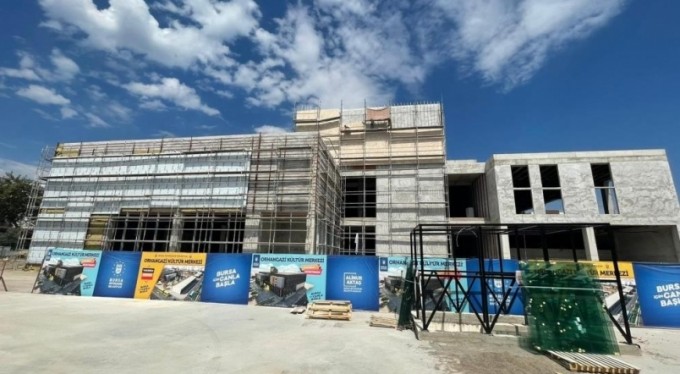 Kültür merkezinde çalışmalar hızlandı