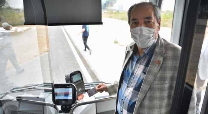 Şehit yakınları ve gazilere otobüslerde anlamlı karşılama