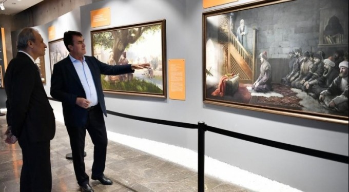 Dündar, Kaymakam Partal'ı Fetih Müzesi'nde ağırladı