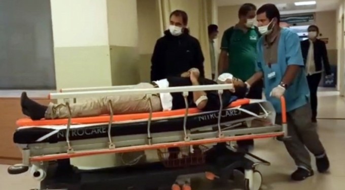 Fabrika inşaatında dinamit patlatıldı, 2 işçi yaralandı