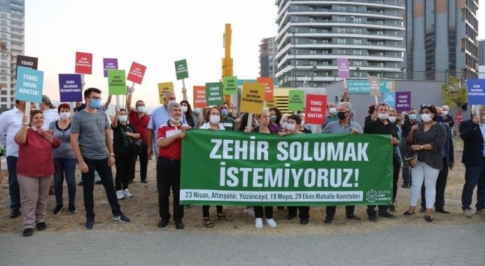 Nilüferliler zehir solumak istemiyor