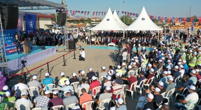 Büyükşehir'de toplu sözleşme sevinci