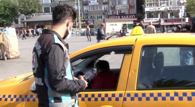 Taksilere sıkı denetim
