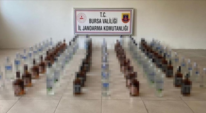Bursa'da kaçak içki operasyonu