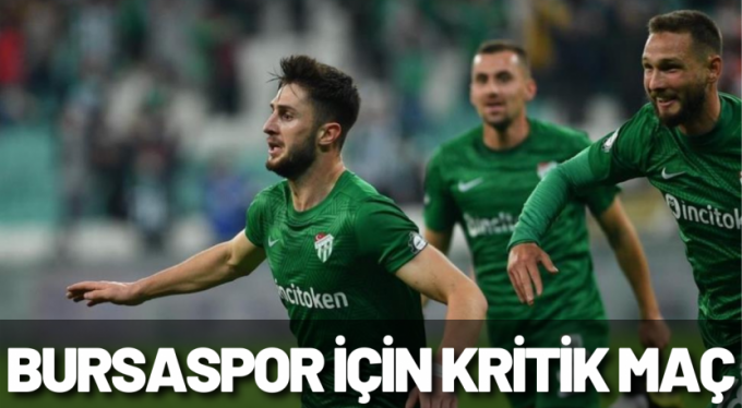 Bursaspor kritik 5 maça çıkacak