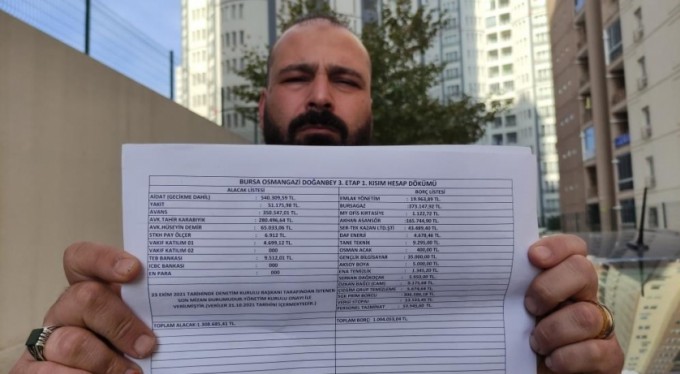 3 bin kişinin yaşadığı sitenin 1 milyon lira dolandırıcılıkla suçlanan yöneticisi konuştu: