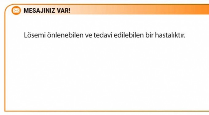 Uludağ Elektrik'ten lösemi hastalığına dikkat çekmek için "turuncu fatura"