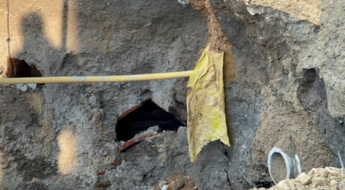 İznik'te alt yapı çalışması sırasında tarih&icirc; eser bulundu