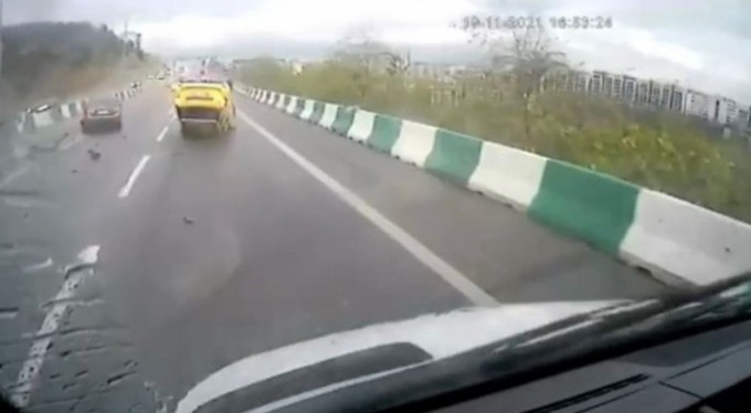 Bursa'da akılalmaz kaza