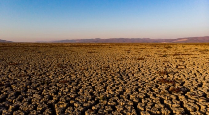 Marmara Gölü'nden bilim kurgu filmlerini aratmayan manzara