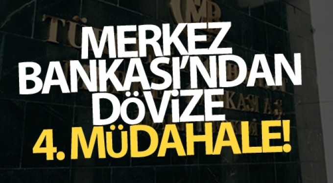 Merkez Bankası'ndan dövize bir müdahale daha!