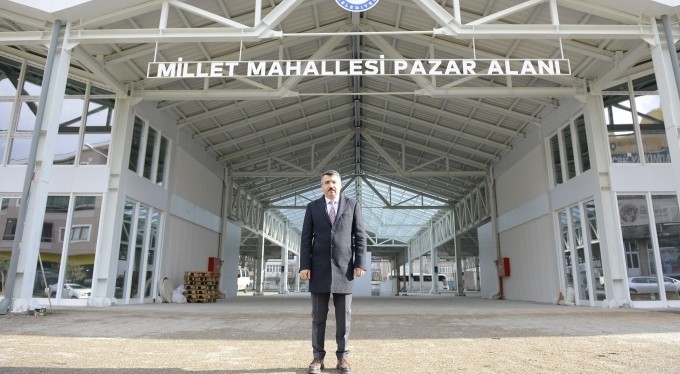 MİLLET MAHALLESİ KAPALI PAZAR YERİ' AÇILIŞA GÜN SAYIYOR