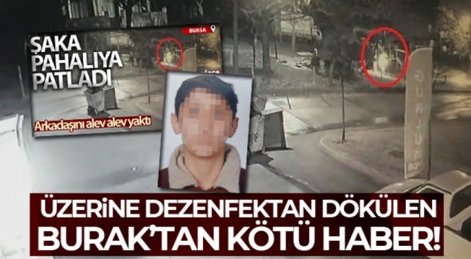Arkadaşı tarafından dezenfektan ile yakılan çocuk 14 günlük yaşam mücadelesini kaybetti